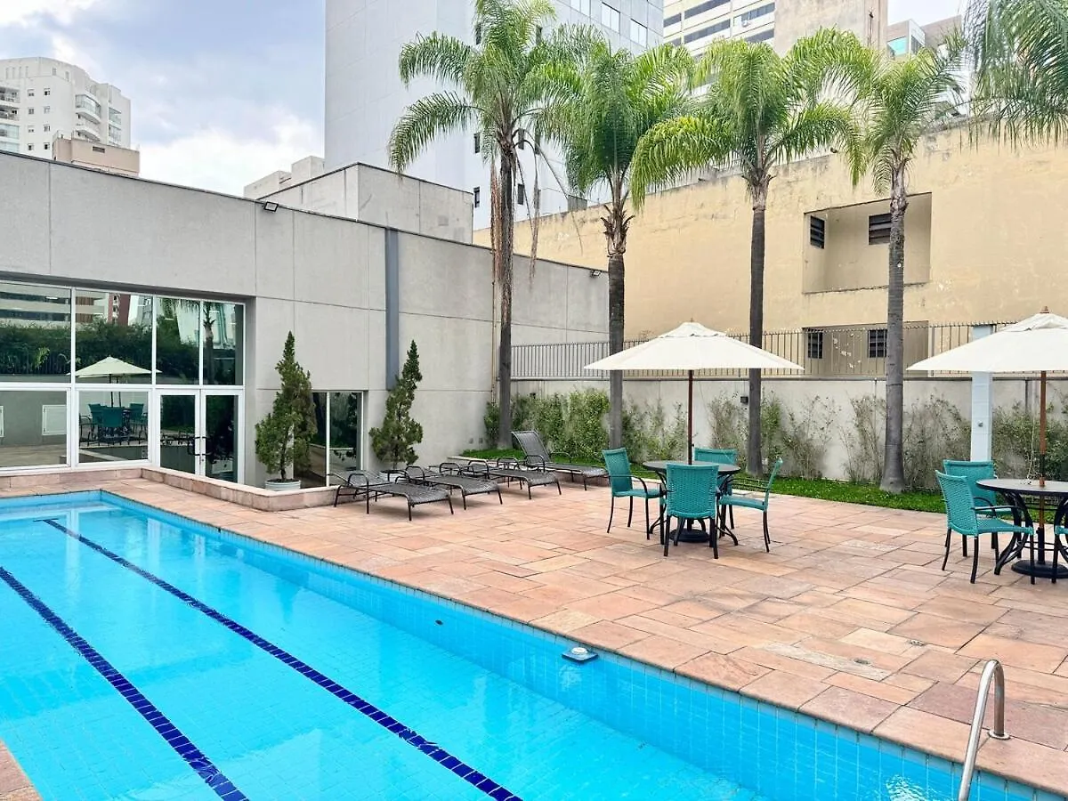 1205 - Classic Bela Cintra - Perto Tudo, Piscina, Academ, 1 Vaga, Tv Sao Paulo Apartment