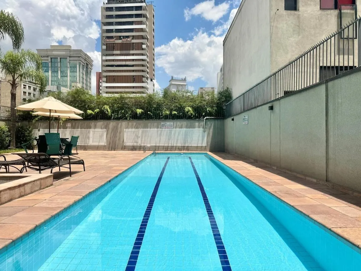 1205 - Classic Bela Cintra - Perto Tudo, Piscina, Academ, 1 Vaga, Tv Sao Paulo Brazil