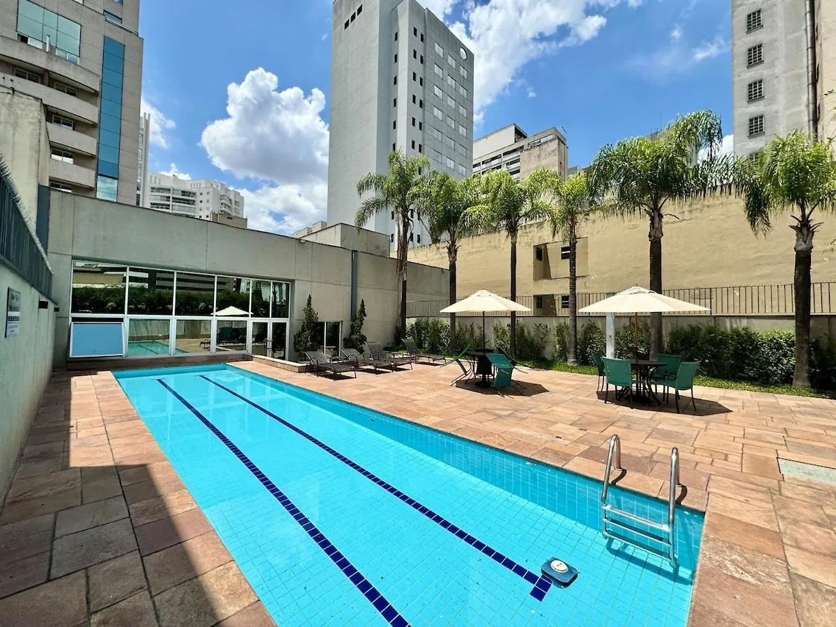 1205 - Classic Bela Cintra - Perto Tudo, Piscina, Academ, 1 Vaga, Tv Sao Paulo